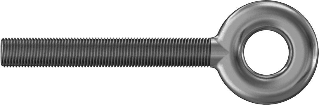 Gerdirme - Kaldırma için Değil, 18-8 Paslanmaz Çelik Yuvarlak Uçlu Bağlantı Elemanı (Sadece), 1/2"-20 RH Diş