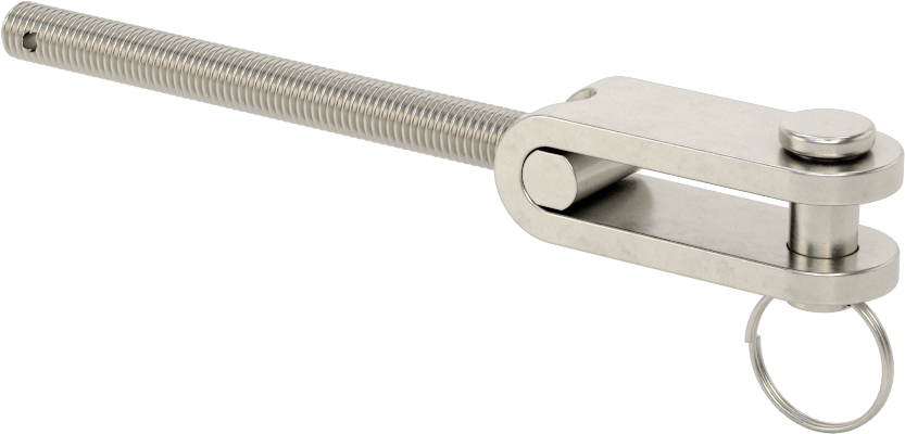 Gerdirme - Kaldırma için Değil, Çatal Uç, 1/4"-28 Sol Dişli