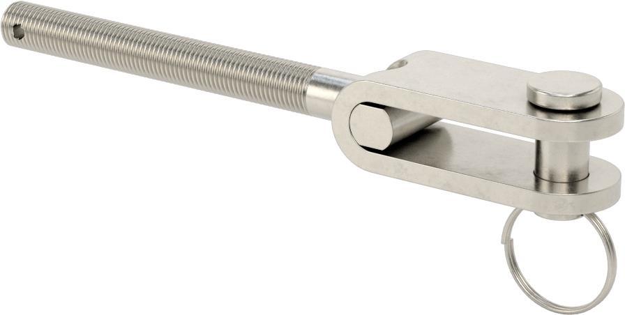 Gerdirme - Kaldırma için Değil, Çatal Uç, 3/8"-24 Sağ Dişli