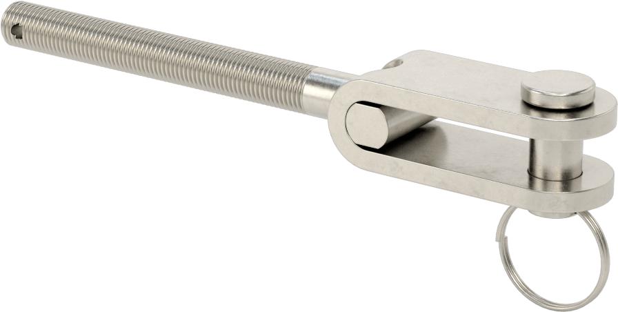 Gerdirme - Kaldırma için Değil, Çatal Uç, 3/8"-24 Sol Diş