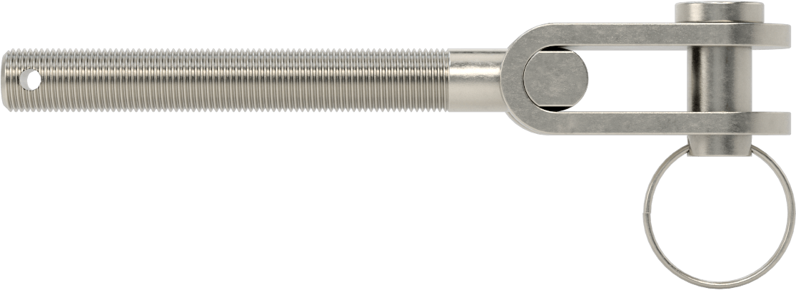 Gerdirme - Kaldırma için Değil, Çatal Uç, 5/8"-18 Sağ Dişli