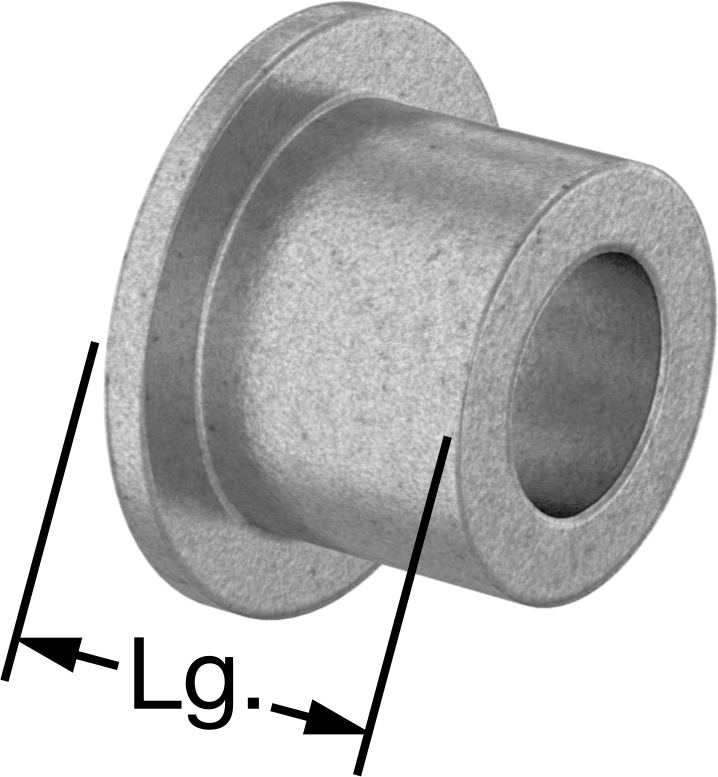 Yağ Dolgulu Flanşlı Kovanlı Rulman, Gıda Endüstrisi, 3/8" Mil için, 5/8" Muhafaza İç Çapı, 1/2" Uzunluk