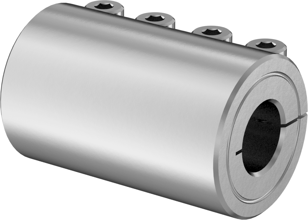 İşlenebilir Delikli Sıkıştırma Mili Kaplini, 303 Paslanmaz Çelik, 12 mm x 12.000 mm-6.000 mm Yuvarlak Mil Çapı için
