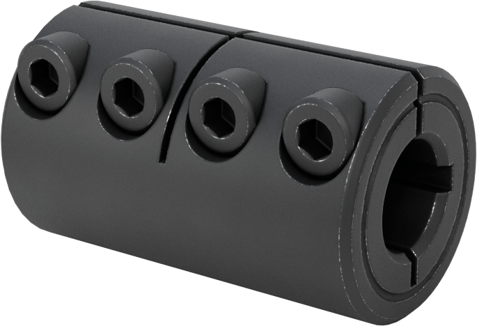 İşlenebilir Delikli Sıkıştırma Mili Kaplini, Çelik, 8 mm x 8.000 mm-6.000 mm Tırnaklı Mil Çapı için