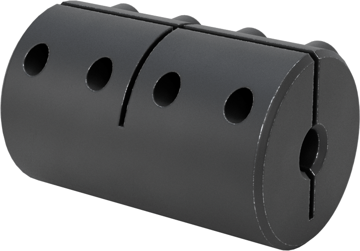 İşlenebilir Delikli Sıkıştırma Mili Kaplini, Çelik, 12 mm x 12.000 mm-6.000 mm Tırnaklı Mil Çapı için