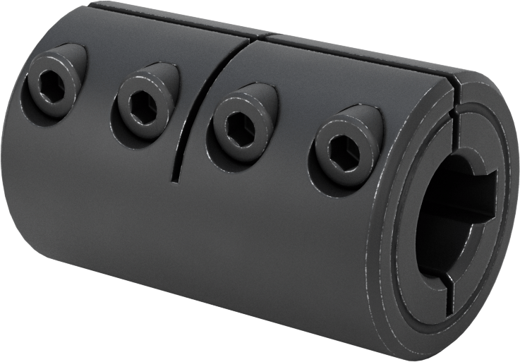 İşlenebilir Delikli Sıkıştırma Mili Kaplini, Çelik, 12 mm x 12.000 mm-6.000 mm Tırnaklı Mil Çapı için