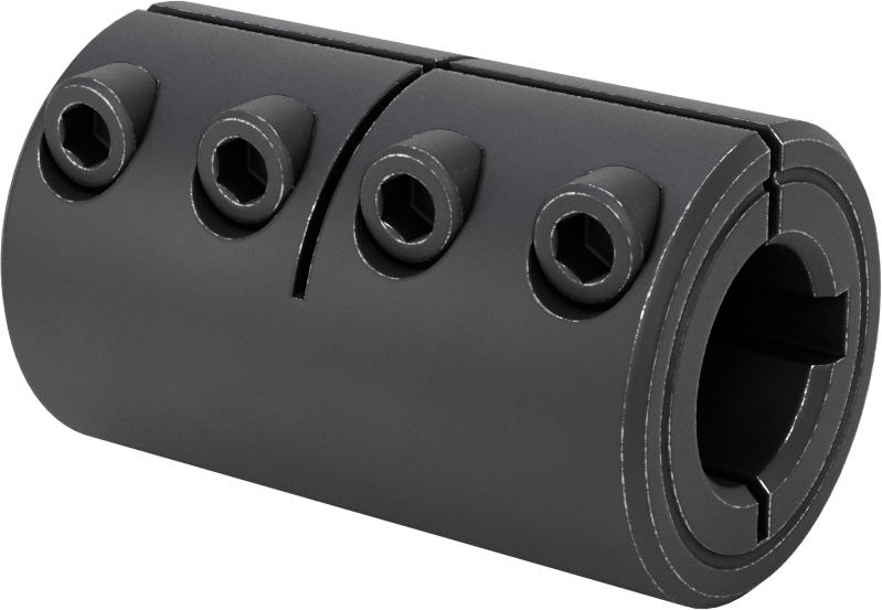 İşlenebilir Delikli Sıkıştırma Mili Kaplini, Çelik, 20 mm x 20.000 mm-6.000 mm Anahtarlı Mil Çapı için