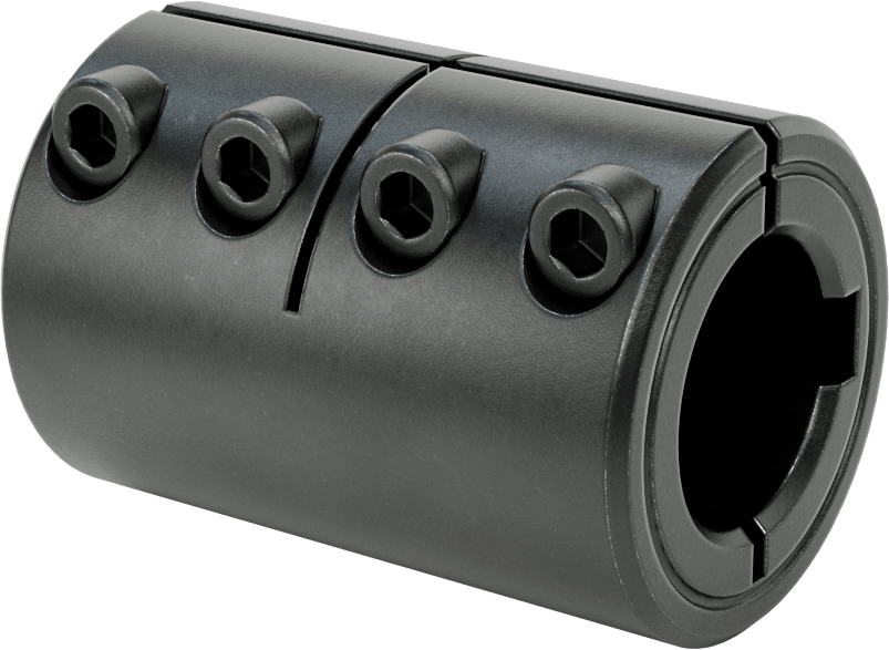 İşlenebilir Delikli Sıkıştırma Mili Kaplini, Çelik, 25 mm x 25,000 mm-9,500 mm Kama Mil Çapı için