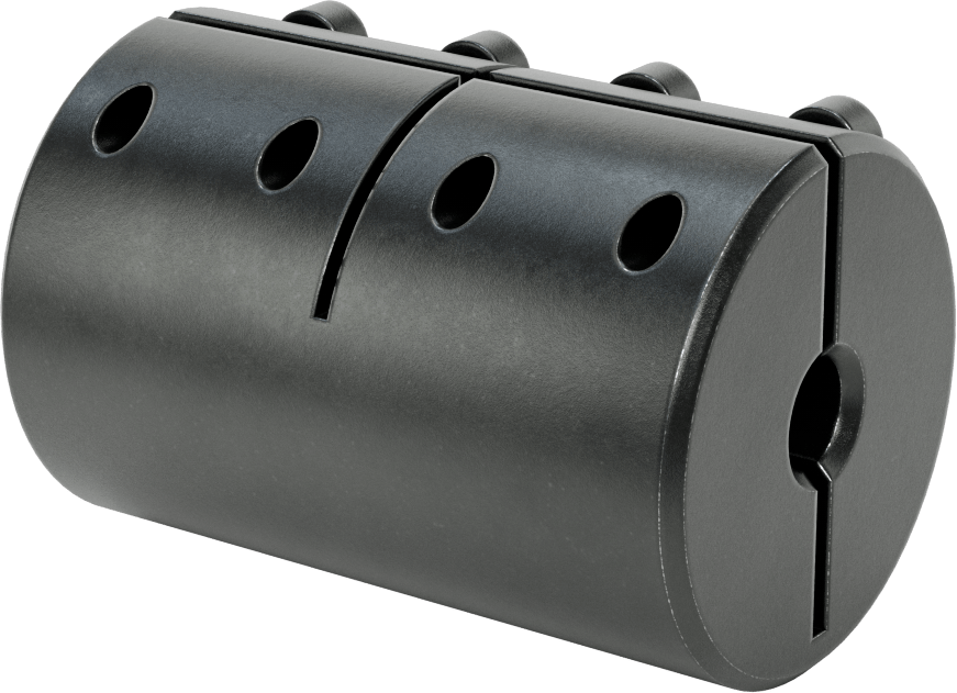 İşlenebilir Delikli Sıkıştırma Mili Kaplini, Çelik, 40 mm x 40.000 mm-12.500 mm Tırnaklı Mil Çapı için