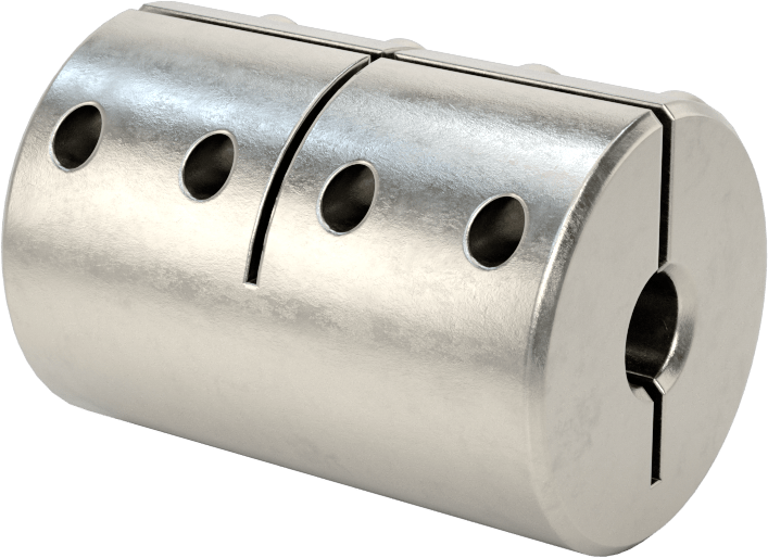 İşlenebilir Delikli Sıkıştırma Mili Kaplini, 303 Paslanmaz Çelik, 10 mm x 10.000 mm-6.000 mm Anahtarlı Mil Çapı için