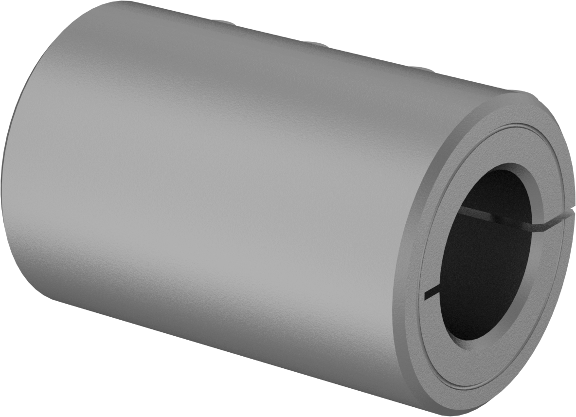 İşlenebilir Delikli Sıkıştırma Mili Kaplini, Çelik, 1-1/8“ x 1,125”-0,360" Yuvarlak Mil Çapı için