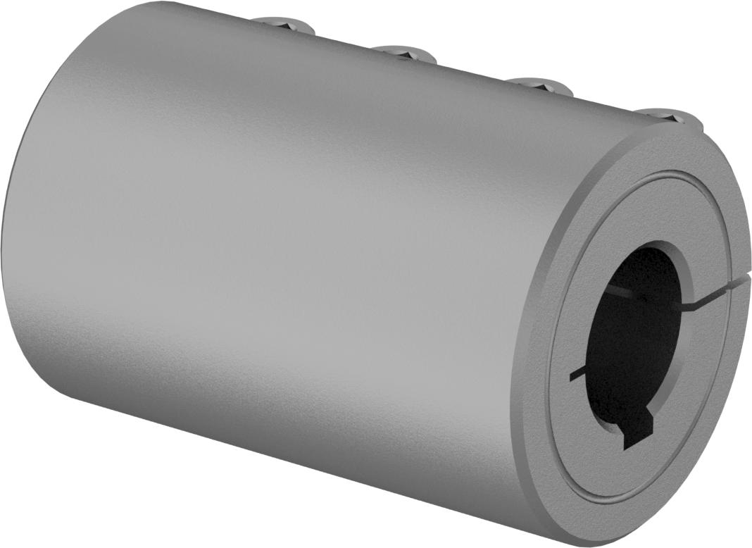 İşlenebilir Delikli Sıkıştırma Mili Kaplini, Çelik, 5/8“ x 0,625”-0,235" Tırnaklı Mil Çapı için