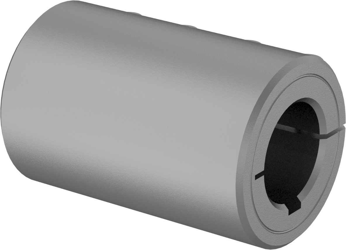 İşlenebilir Delikli Sıkıştırma Mili Kaplini, Çelik, 1-1/8“ x 1,125”-0,360" Oluklu Mil Çapı