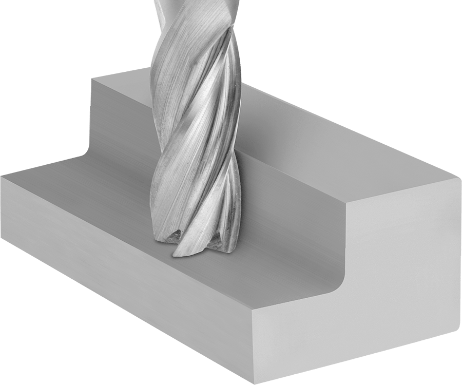 Rounded-Edge-Square Cut Style