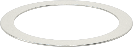 Karbon Çelik Şim, 0,5 mm Kalınlık, 40 mm ID