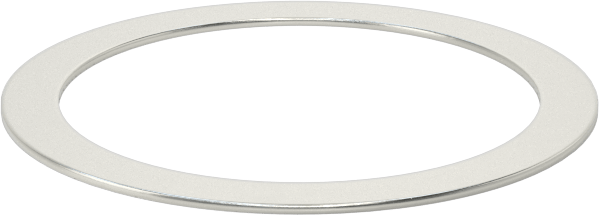 Karbon Çelik Şim, 1 mm Kalınlık, 55 mm ID