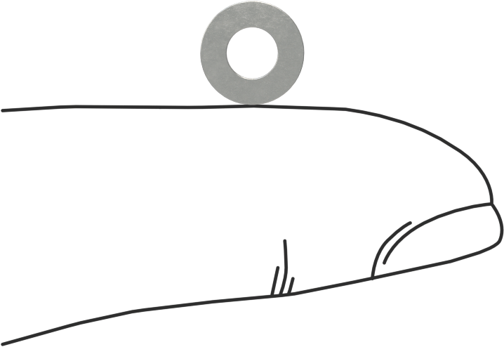 Karbon Çelik Şim, 1,5 mm Kalınlık, 4 mm ID