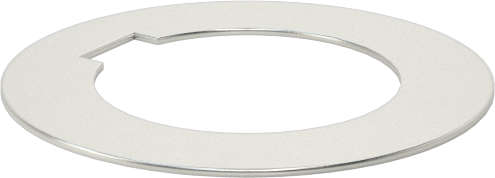 Karbon Çelik Şim, Çentikli, 5/8" Çaplı Yivli Şaftlar için, 0,015 inç Kalınlık