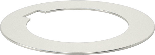 Karbon Çelik Şim, Çentikli, 3/4" Çaplı Tırnaklı Miller için, 0,015 inç Kalınlık