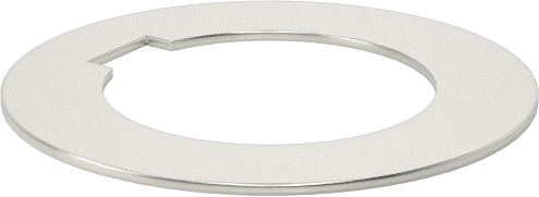 Karbon Çelik Şim, Çentikli, 5/8" Çaplı Yivli Şaftlar için, 0,02" Kalınlık