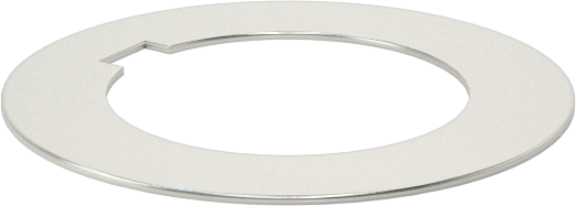 Karbon Çelik Şim, Çentikli, 7/8" Çaplı Tırnaklı Şaftlar için, 0,02" Kalınlık