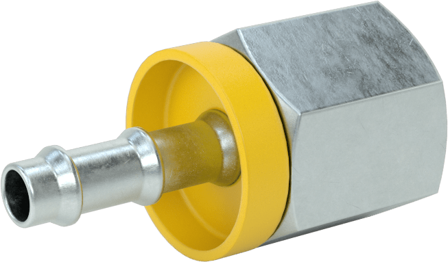 Hidrolik Sıvı için İtmeli Çıkıntılı Hortum Bağlantı Elemanı, 1/4 inç Hortum İç Çapı için Döner Adaptör, M14 x 1,5 mm Diş, Dişli