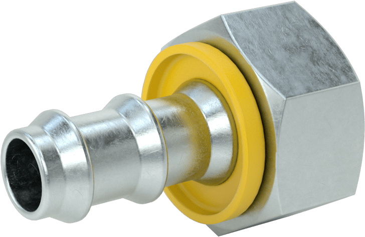Hidrolik Sıvı için İtmeli Çıkıntılı Hortum Bağlantı Elemanı, 3/4" Hortum İç Çapı için Döner Adaptör, M30 x 2 mm Diş, Dişli