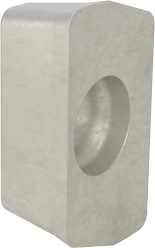 Değiştirilebilir Kare Freze Uçları için Karbür Uç, Kaplamasız, 3/8“ ve 1/2” Freze Çapı için