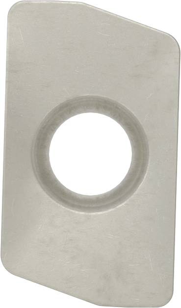 Değiştirilebilir Kare Freze Uçları için Karbür Uç, Kaplamasız, 3/8“ ve 1/2” Freze Çapı için