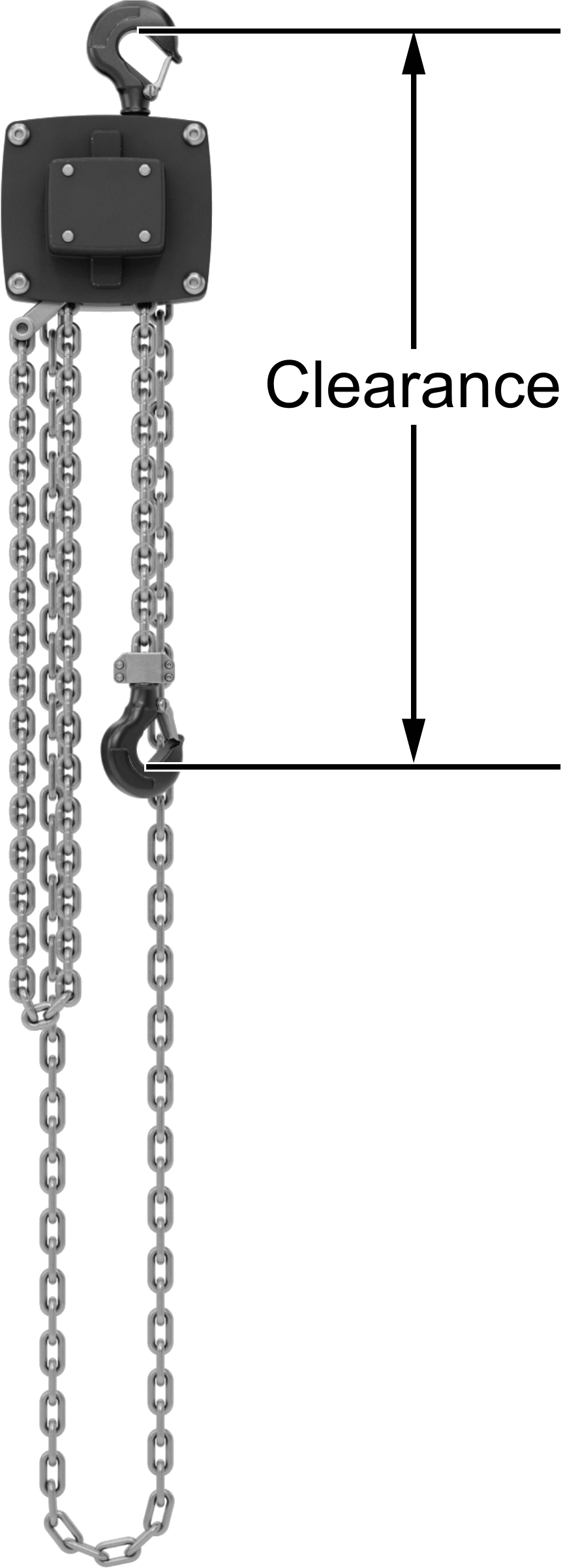El Zincirli Vinç, 10000 lb. Kapasite