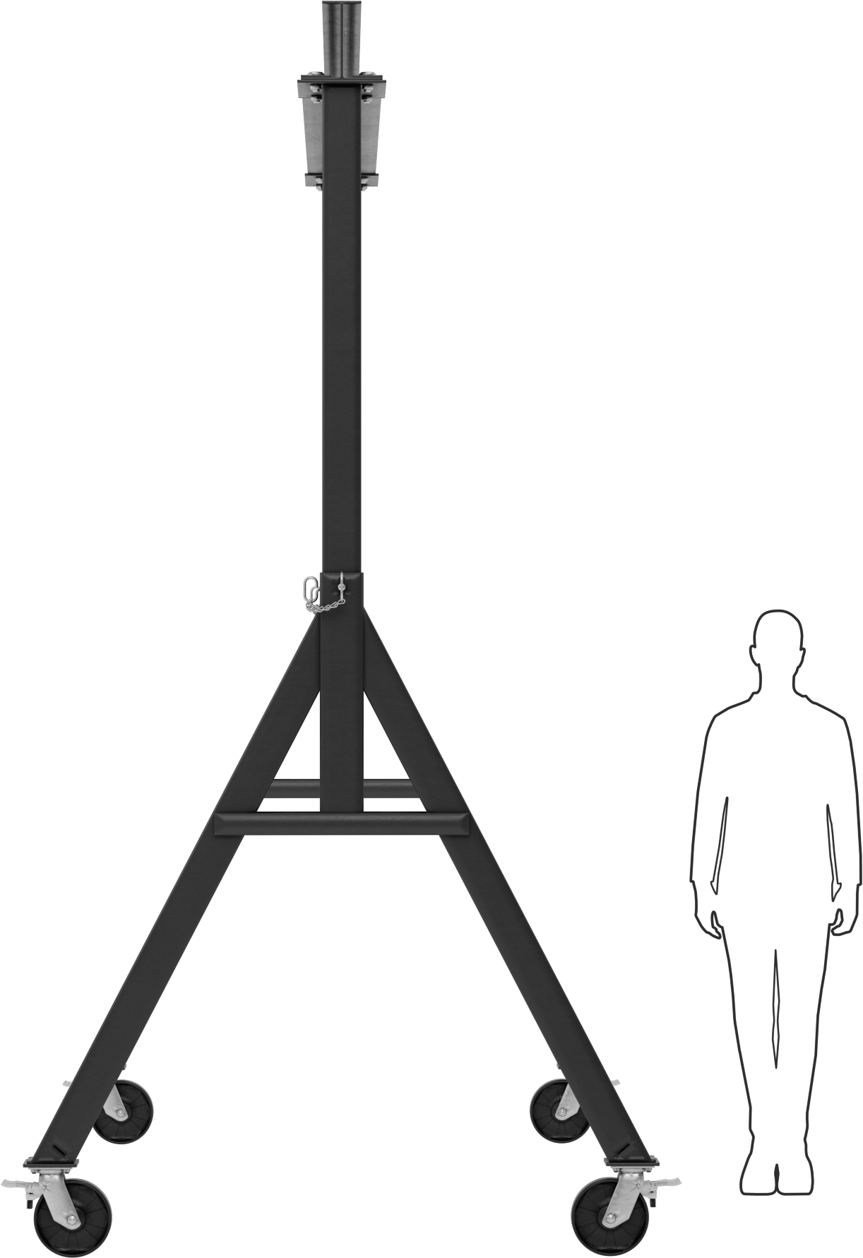 Portallı Vinç, 2 Ton/4000 lb Kapasite, 9'1" Açıklık
