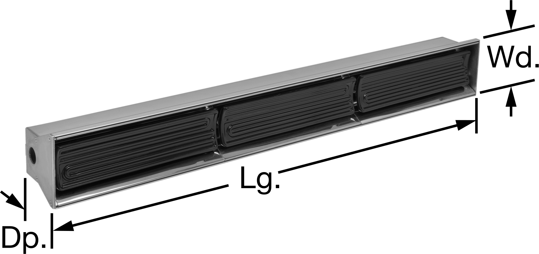 Tavan ve Duvar Montajlı Isıtma Lambası, 240V AC, 3000W