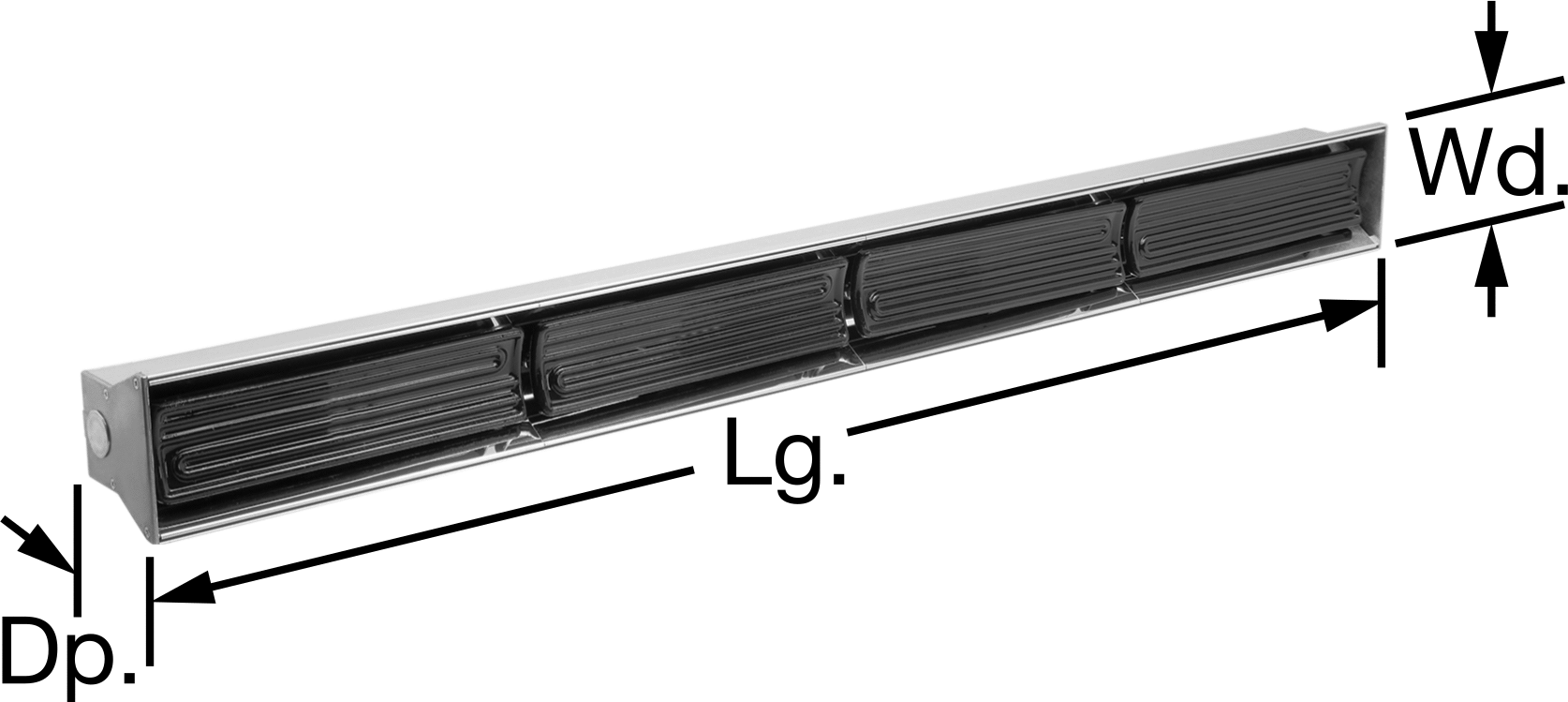 Tavan ve Duvar Montajlı Isıtma Lambası, 240V AC, 4000W
