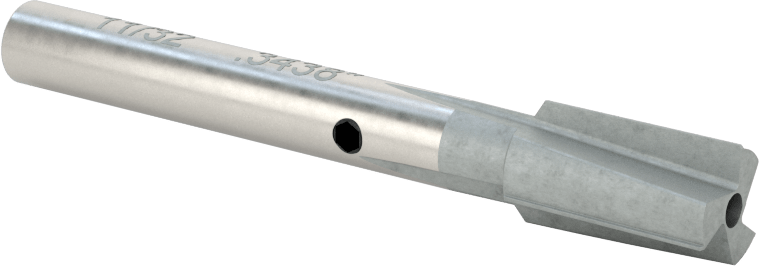 Karbür Uçlu Değiştirilebilir Pilot Havşa, C2 Karbür, 3 Oluk, 11/32" Gövde Çapı