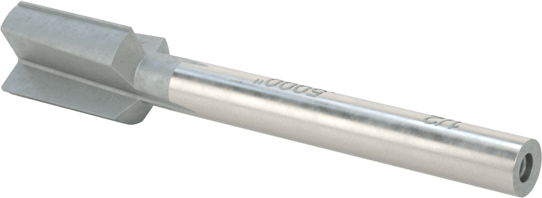 Karbür Uçlu Değiştirilebilir Pilot Havşa, C2 Karbür, 3 Oluk, 1/2" gövde çapı