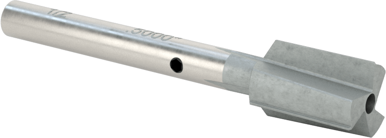 Karbür Uçlu Değiştirilebilir Pilot Havşa, C2 Karbür, 3 Oluk, 1/2" gövde çapı