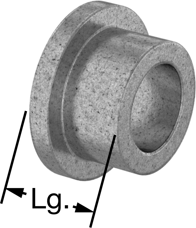 Sertifikalı Yağ Dolgulu Kovanlı Rulman, 1/2“ Mil Çapı ve 3/4” Gövde İç Çapı için Flanşlı, 1/2" Uzunluk