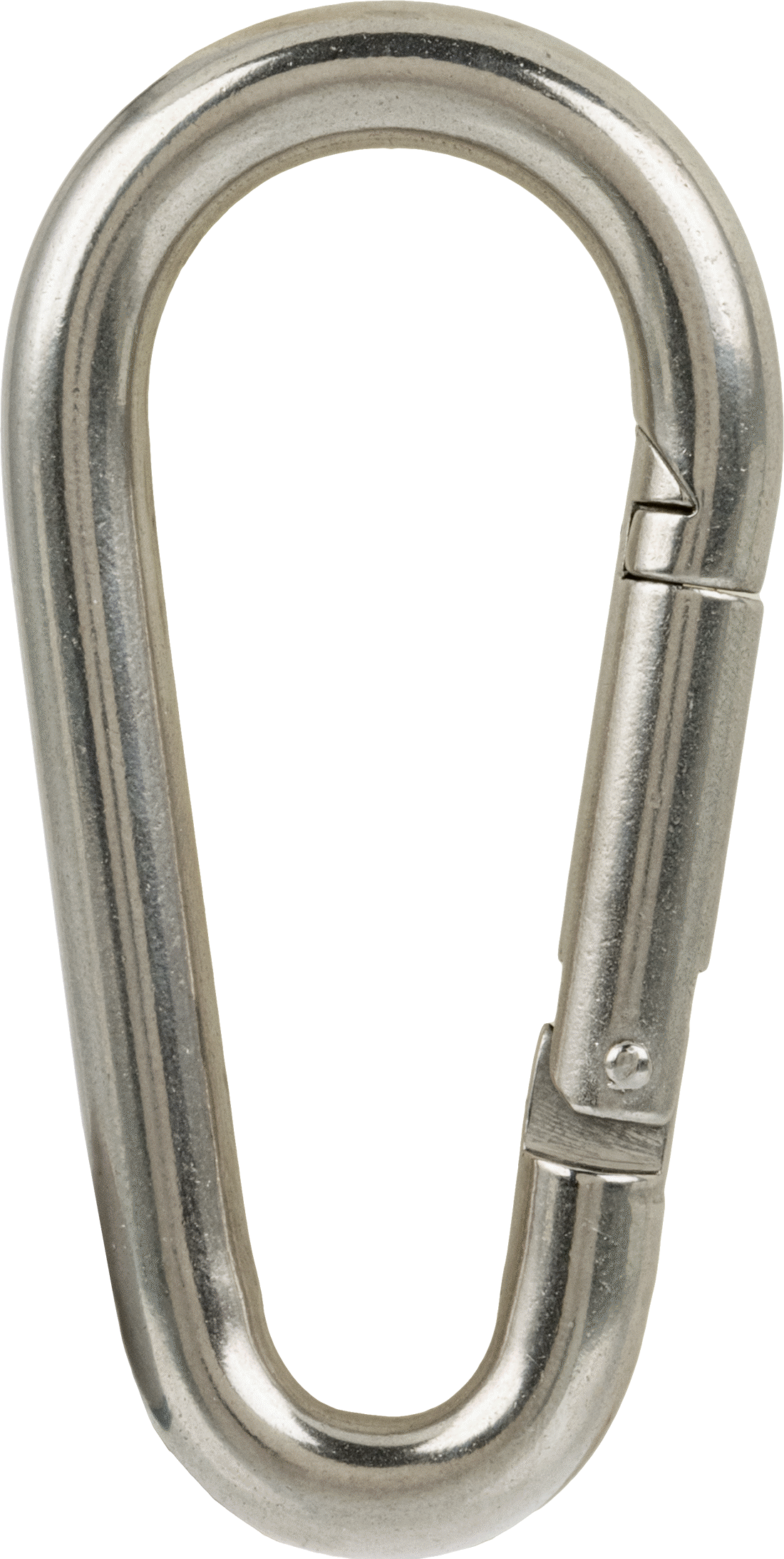 316 Paslanmaz Çelik Karabina - Kaldırma Amaçlı Değildir, 400 lbs. Kapasite, 3/8" Kalınlık, 9/16" Açıklık Genişliği