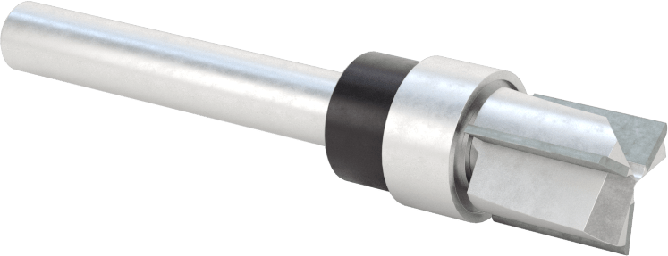 Kenar Kesme Freze Ucu, Yüksek Hızlı Çelik, Üst Pilot, 1/2" Kesim Çapı, 1/2" Kesim Uzunluğu, 2,5" Toplam Uzunluk