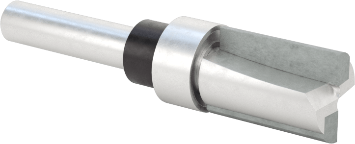 Kenar Kesme Freze Ucu, Yüksek Hızlı Çelik, Üst Pilot, 1/2" Kesim Çapı, 3/4" Uzun Kesim, 2,25 inç Toplam Uzunluk