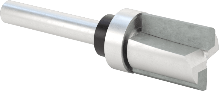 Kenar Kesme Freze Ucu, Yüksek Hızlı Çelik, Üst Pilot, 5/8" Kesme Çapı, 2-1/2" Toplam Uzunluk