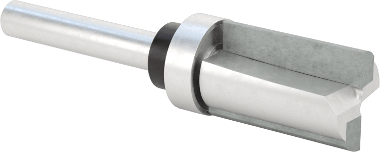 Kenar Kesme Freze Ucu, Yüksek Hızlı Çelik, Üst Pilot, 5/8" Kesme Çapı, 1" Kesme Uzunluğu