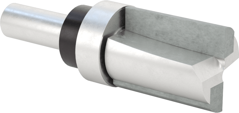 Kenar Kesme Freze Ucu, Yüksek Hızlı Çelik, Üst Pilot, 1-1/8" Kesme Çapı, 1-1/2" Kesme Uzunluğu
