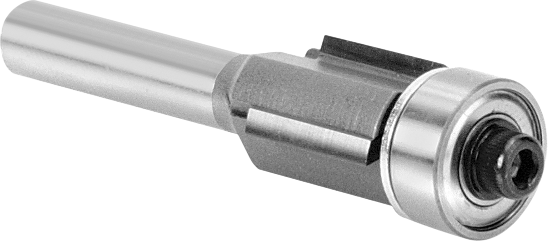 Kenar Kesme Freze Ucu, Yüksek Hızlı Çelik, Alt Pilot, 1/2" Kesim Çapı, 2" Toplam Uzunluk, 3 Oluk
