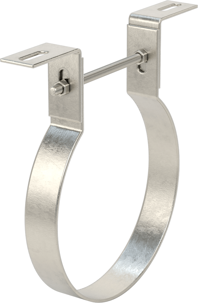 Ayarlanabilir Boru Mesafe Kelepçesi, 316 Paslanmaz Çelik, 8-1/4" ila 8-9/16" ID