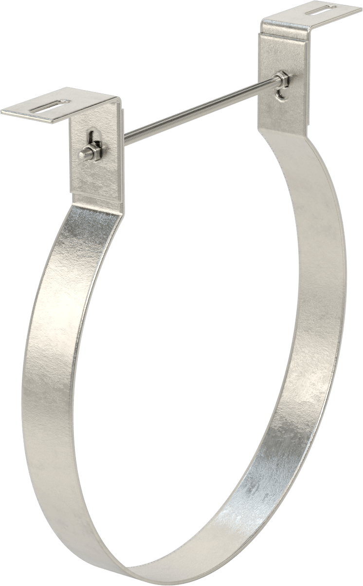 Ayarlanabilir Boru Mesafe Kelepçesi, 304 Paslanmaz Çelik, 15-1/2" ila 16-1/4" ID