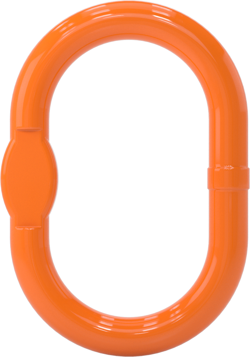 Oblong Chain Ring - for Lifting, for Grade 100 Chain, 1/2 and 5/8 Trade Size (1 Chain)