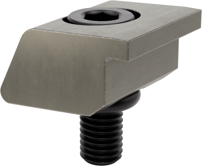 İşlenebilir Düşük Profilli Fikstür Kelepçesi, 1-1/2“ Uzunluk x 1-1/2” Genişlik x 1,015" Yükseklik Başlık