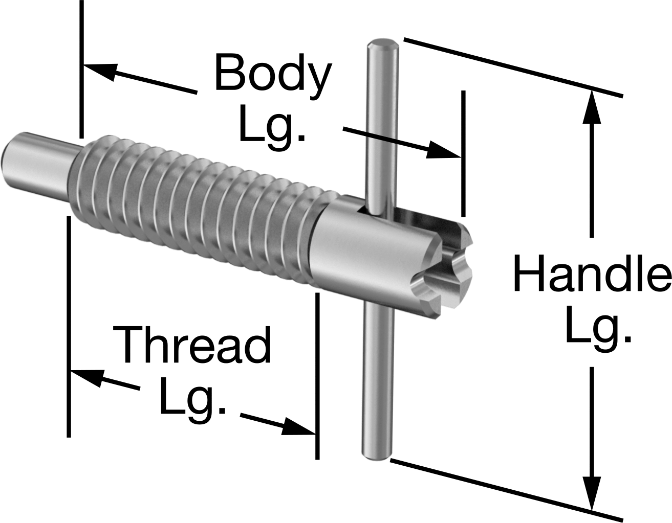 T-Saplı Geri Çekilebilir Yaylı Piston, Çelik, Kilit Burunlu, M16x2 Diş, 2,5-5 lb. Burun Kuvveti