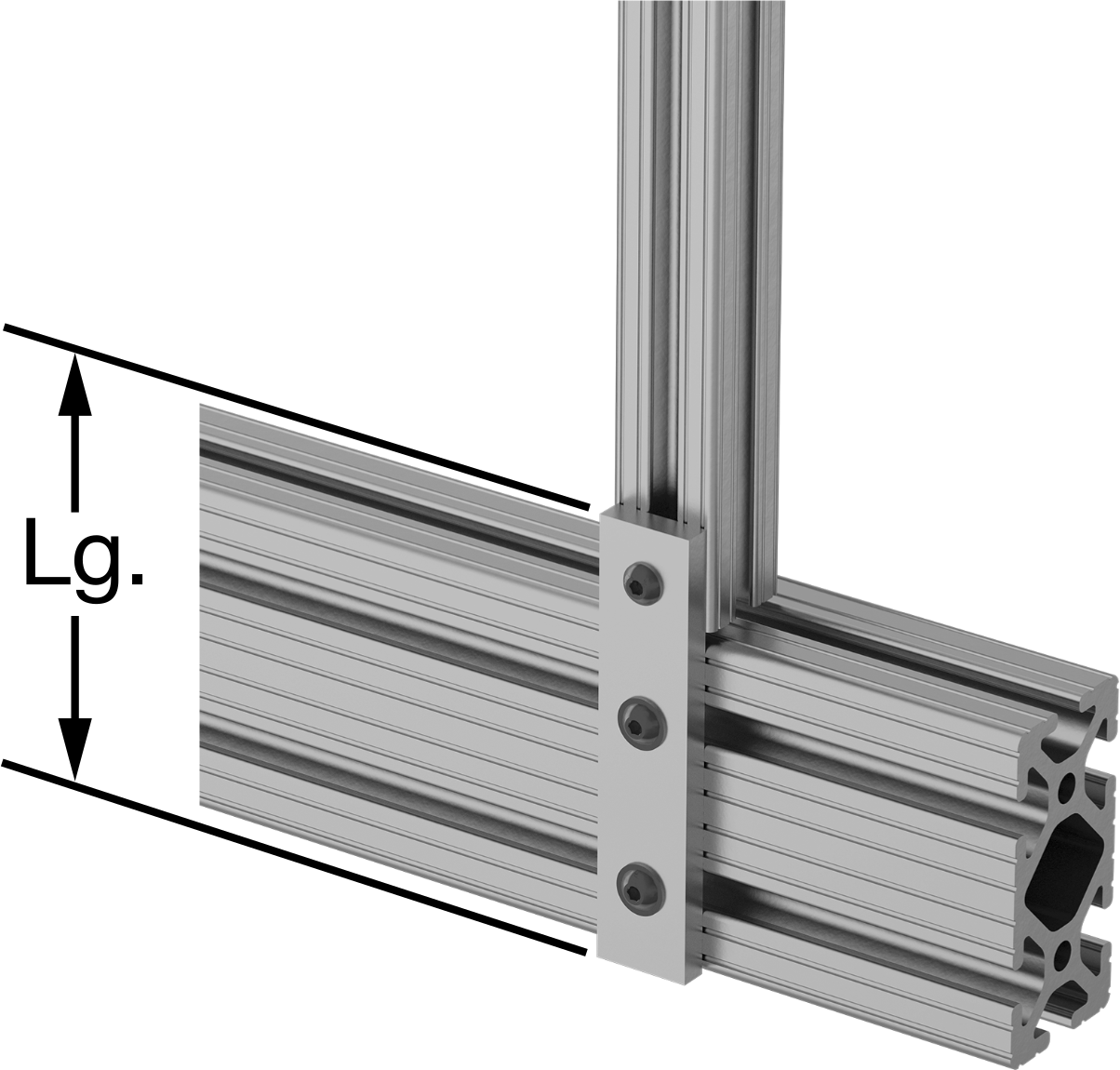 Extended Flush Reducer Bracket for Double and Quad Rails